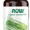 NOW Essential Oils, Organic Lemongrass Oil, Uplifting Aromatherapy Scent, Steam Distilled, 100% Pure, Vegan, Child Resistant Cap, 1-Ounce