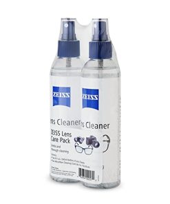 ZEISS Lens Cleaning Solution Kit (8 fl. oz. 2 pk.) 2 Bottles of Lens Cleaner, 2 Microfiber Cleaning Cloths