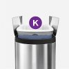 simplehuman Code K Custom Fit Drawstring Trash Bags in Dispenser Packs, 100 Count, 35-45 Liter / 9.2-12 Gallon, White