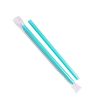 Karat C9060s (Aqua) 9'' Boba Straws (10mm) Poly Wrapped - Aqua (Case of 1600)