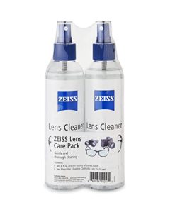 ZEISS Lens Cleaning Solution Kit (8 fl. oz. 2 pk.) 2 Bottles of Lens Cleaner, 2 Microfiber Cleaning Cloths