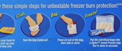 Ziploc Perfect Portions Food Storage Bag