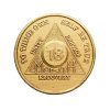 18 Month Bronze AA (Alcoholics Anonymous) - Sober / Sobriety / Birthday / Anniversary / Recovery / Medallion / Coin / Chip