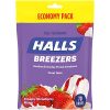 Halls Breezers Creamy Strawberry Throat Drops, Economy Pack, 70 Drops