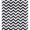 200 pcs Black Chevron Paper Gift Bags Shopping Sales Tote Bags 6" x 9" Black and White Zig Zag Design-Caddy Bay Collection