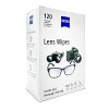 ZEISS Lens Cleaning Wipes, Pre-Moistened, Individually Wrapped Wipes for Coated Glass on Binoculars, Glasses, Sunglasses, Camera Lenses, and Scopes, 120 Count