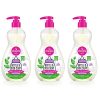 Dapple Baby, Bottle and Dish Soap Dish Liquid Plant Based Hypoallergenic 1 Pump Included, Packaging May Vary, Fragrance Free, 16.9 Fl Oz (Pack of 3)