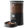 Automatic Cat Feeder: 4L Timed Cats Food Dispenser Programmable 1-6 Meal for Cat and Small Medium Dog- Auto Pet Feeder Easy to Set Up Dual Power Supply with Desiccant Bag| Detachable Washable