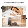 Automatic Cat Feeder: 4L Timed Cats Food Dispenser Programmable 1-6 Meal for Cat and Small Medium Dog- Auto Pet Feeder Easy to Set Up Dual Power Supply with Desiccant Bag| Detachable Washable