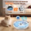 Automatic Wet Food Cat Feeder, Auto Refrigerated Wet Foods Feeder for Cats Dogs 4 Meal Timed Fresh Foods Dispenser with 2 Ice Packs Small Pet Feeders for Kitty Puppy Automatic Cat Dog Food Bowl