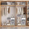 AWTATOS 6 Cube Closet Organizer Storage Shelves Portable Clothes Organizers and Storage Stackable Cubby Shelving for Closet Bedroom Living Room Office White