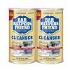 Bar Keepers Friend Powder Cleanser (2 x 12 oz) Multipurpose Cleaner, Stain & Rust Remover for Bathroom, Kitchen & Outdoor Use on Stainless Steel, Aluminum, Brass, Tile, Ceramic, Porcelain & More